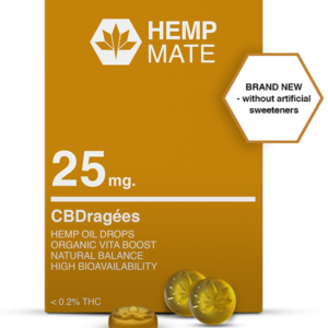 HEMPMATE CBD dražé 25